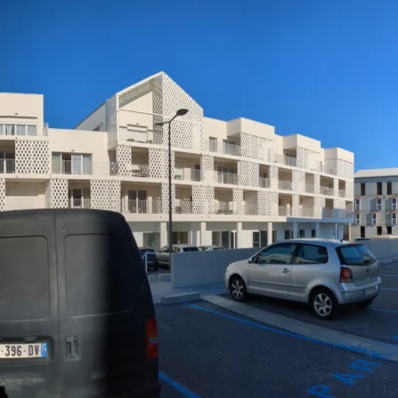 Immeuble Calypso - La Rochelle - Ravalement de France - façadier - enduit de façade en Charente-Maritime, Vendée, Loire-Atlantique