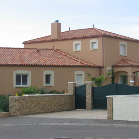 Enduit Maison individuelle - Ravalement de France - façadier - enduit de façade en Charente-Maritime, Vendée, Loire-Atlantique