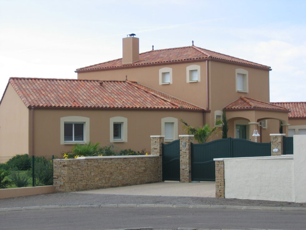 Enduit Maison individuelle - Ravalement de France - façadier - enduit de façade en Charente-Maritime, Vendée, Loire-Atlantique