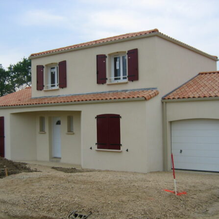 Maison individuelle - Ravalement de France - façadier - enduit de façade en Charente-Maritime, Vendée, Loire-Atlantique