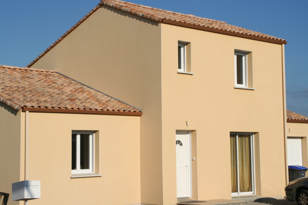 Maison individuelle - Ravalement de France - façadier - enduit de façade en Charente-Maritime, Vendée, Loire-Atlantique