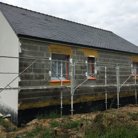 Maison individuelle - Ravalement de France 44 - façadier - enduit de façade en Charente-Maritime, Vendée, Loire-Atlantique